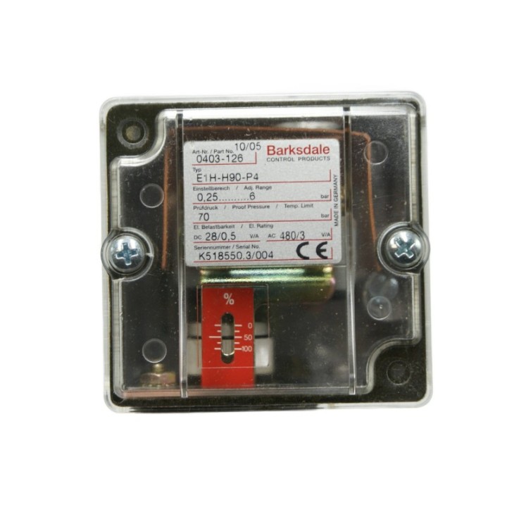 BARKSDALE BARKSDALE E1H-H90-P4 (0403-126) Mechanical pressure switch