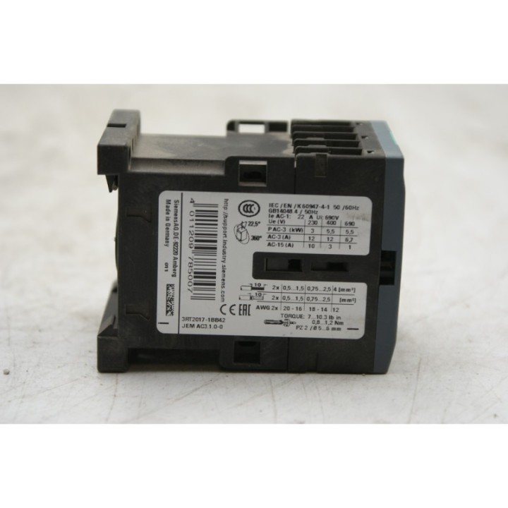 SIEMENS Siemens SIRIUS 3RT2017-1BB42
