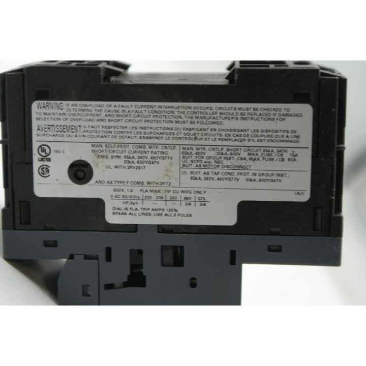 SIEMENS Siemens SIRIUS 3RV2011-1AA25