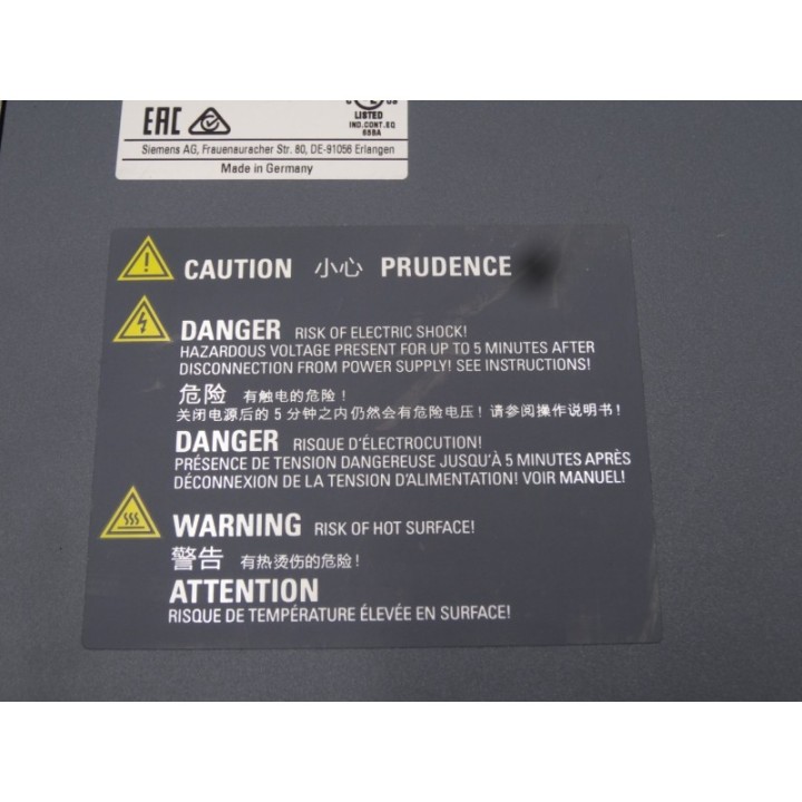 SIEMENS Siemens Sinamics S210 6SL3210-5HE10-8UF0