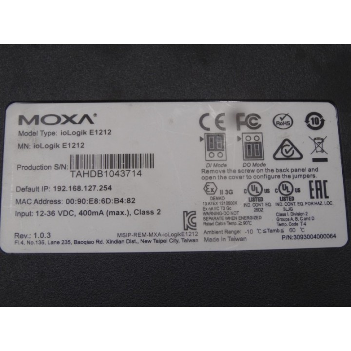 Moxa ioLogik E1212