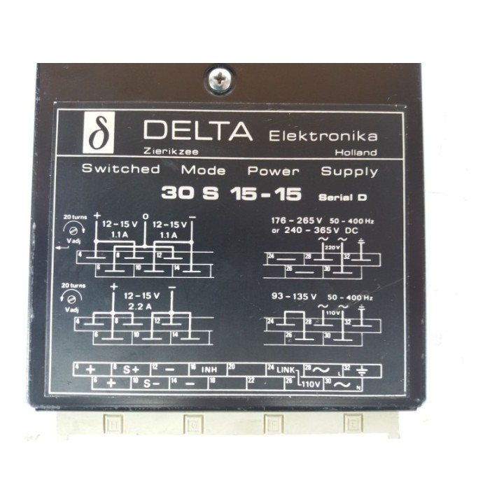 DELTA Elektronika DELTA Elektronika 30S15-15 Serial D
