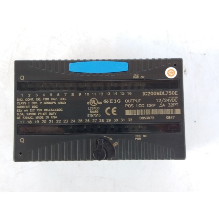 FANUC GE Fanuc Seria VersaMax IC200MDL750E