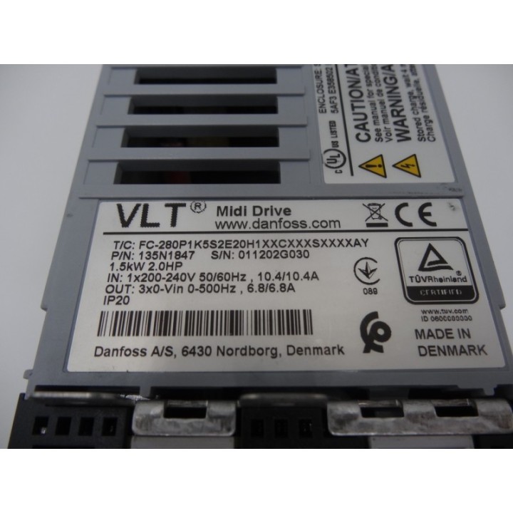 DANFOSS Danfoss VLT Midi Drive FC-280P1K5S2E20H1XXCXXXSXXXXAY