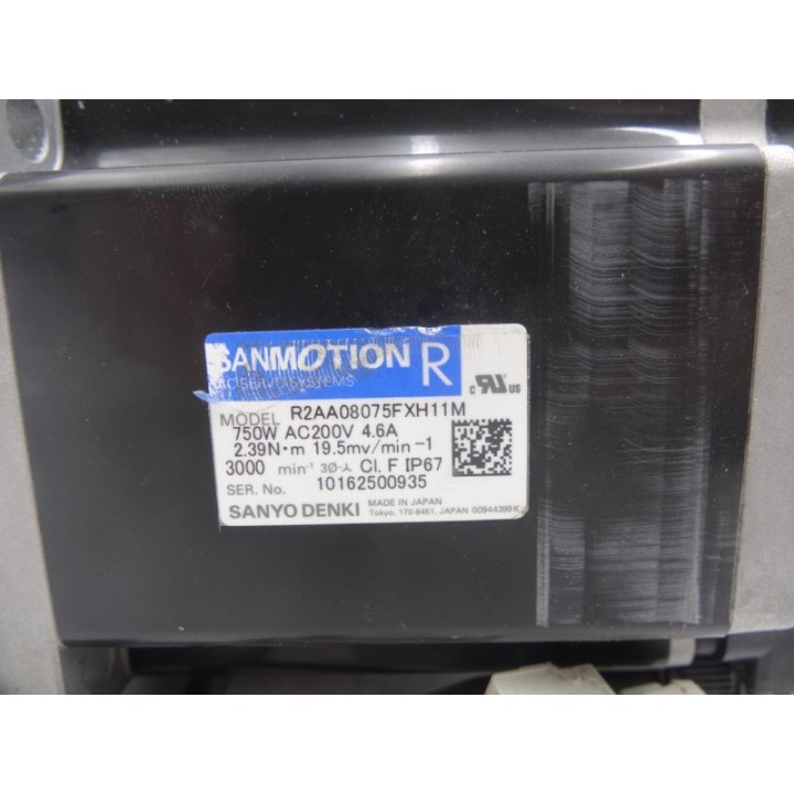 SANMOTOR SANMOTOR SERVO DRIVE R2AA08075FXH11M