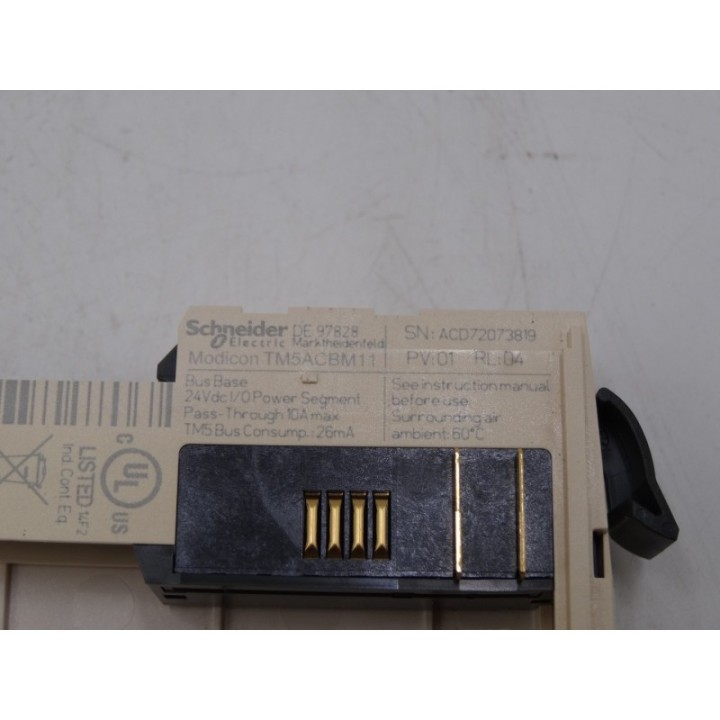 SCHNEIDER ELECTRIC  Schneider Electric Modicon TM5ACBM11 + TM5ACLPR1 Right Side