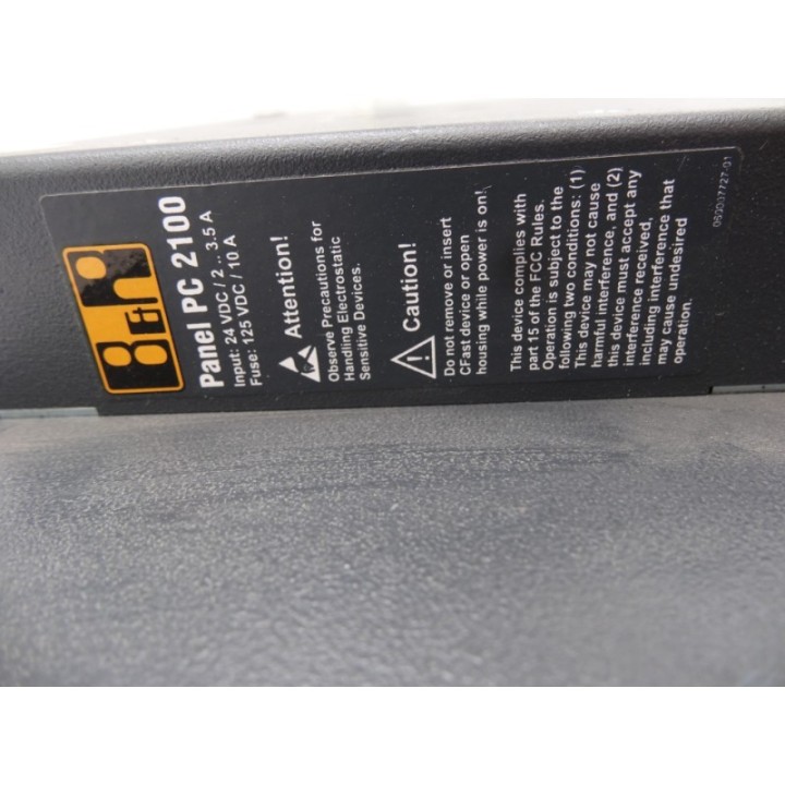 B R B R Panel PC 2100   5AP1120.1215-C02+ 5W5Z0000C30ZZ0-002