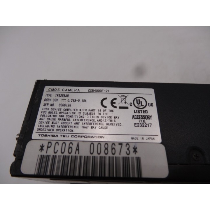 TOSHIBA Toshiba Teli CMOS CAMERA CSB4000F-21
