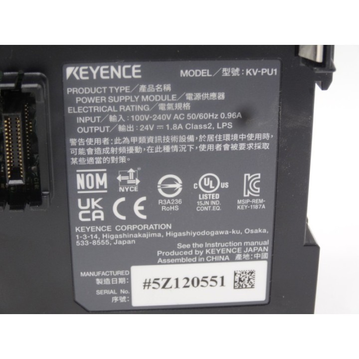 KEYENCE KEYENCE CORPORATION KV-PU1