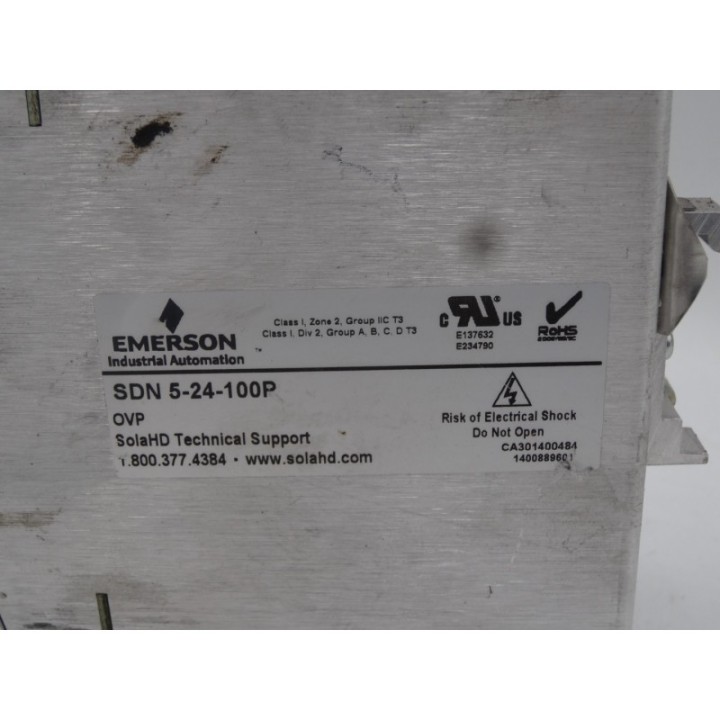 Emerson Emerson SDN 5-24-100P Power Supply