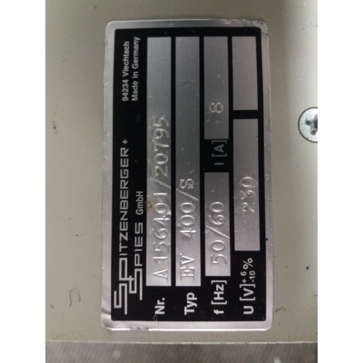 CHROMA SPITZENBERGER   SPIES EV 400 S