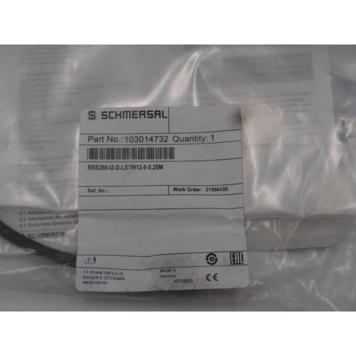 Schmersal Schmersal RSS260-I2-D-LSTM12-8-0 25M  103014732