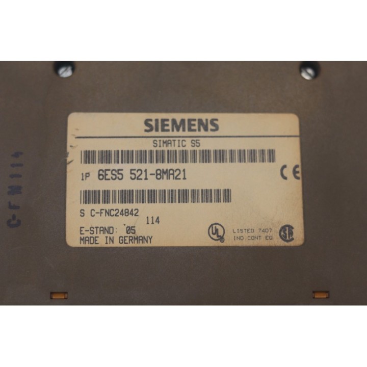 SIEMENS SIMATIC Siemens SIMATIC S5 6ES5 521-8MA21