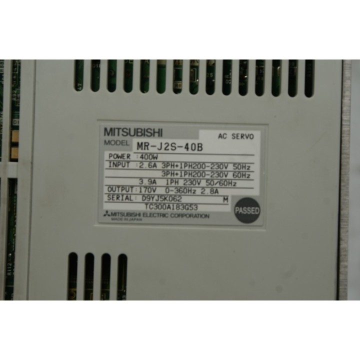 MITSUBISHI ELECTRIC  MITSUBISHI MR-J2S-40B AC Servo