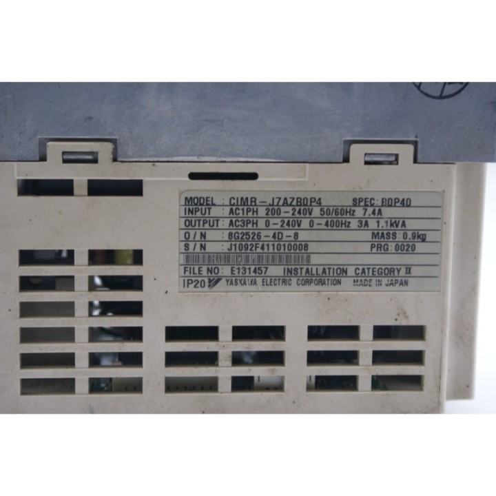 Yaskawa Electric YASKAWA ELECTRIC CORPORATION IP20  CIMR-J7AZB0P4