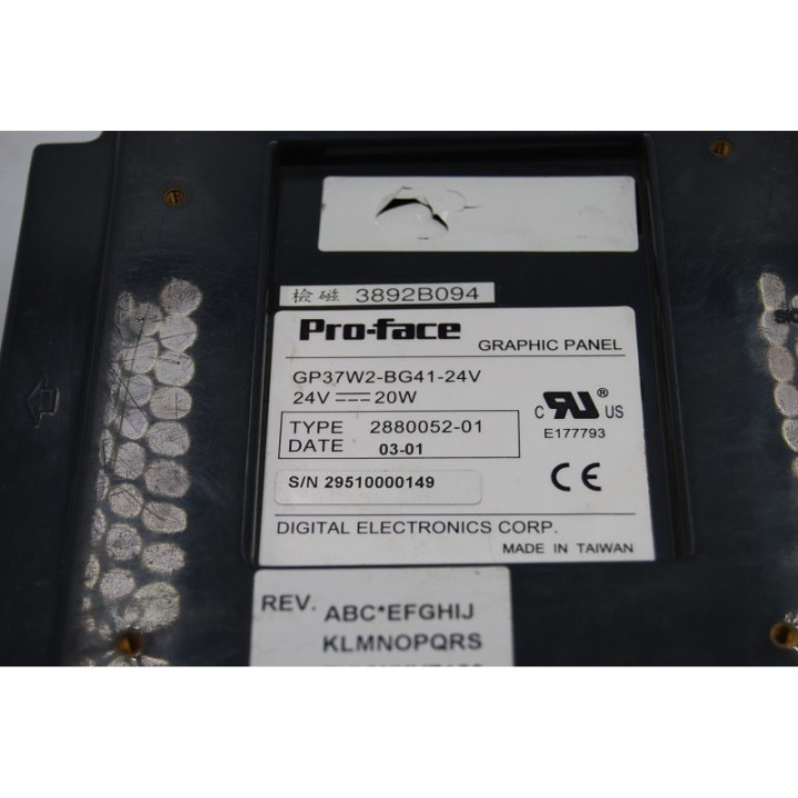 Pro-face Pro-face GP37W2-BG41-24V