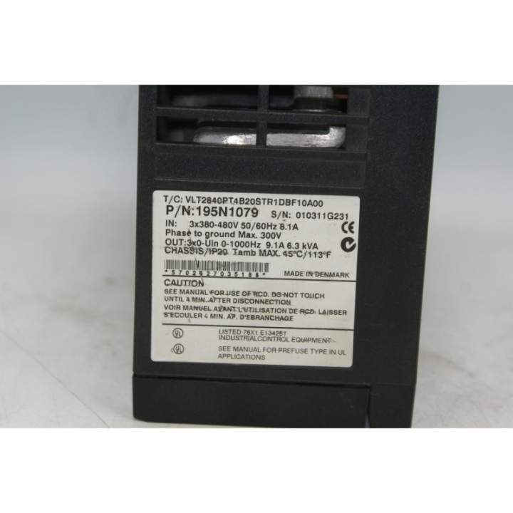 DANFOSS Danfoss VLT2840PT4B20STR1DBF10A00 195N1079