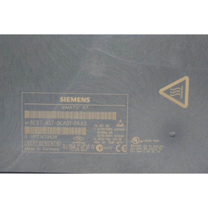 SIEMENS  SIMATIC S7 Siemens 6ES7 407-0KA01-0AA0