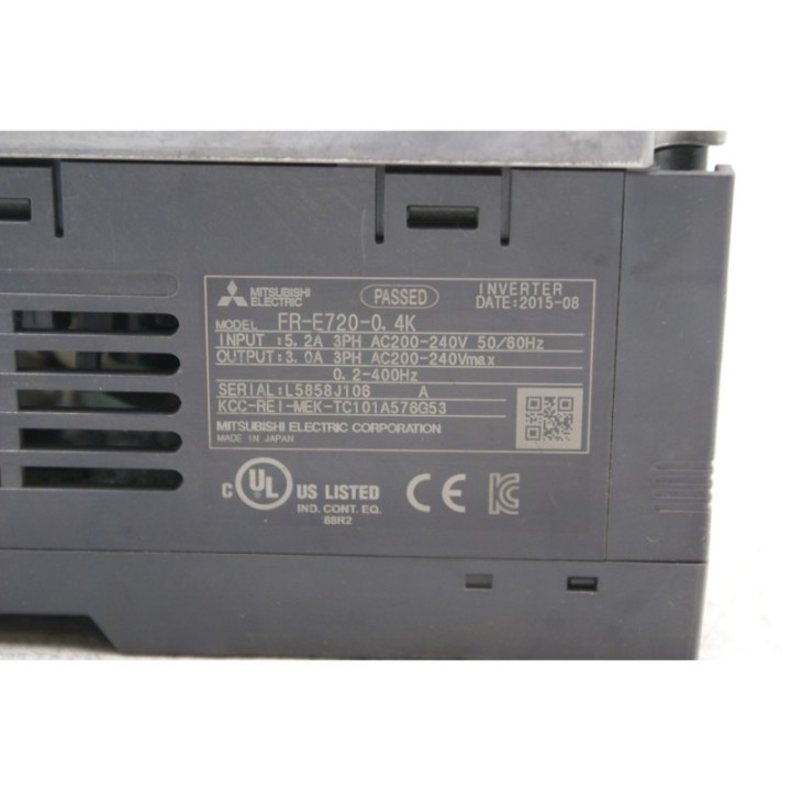 MITSUBISHI ELECTRIC  MITSUBISHI INVERTER FR-E720-0. 4K