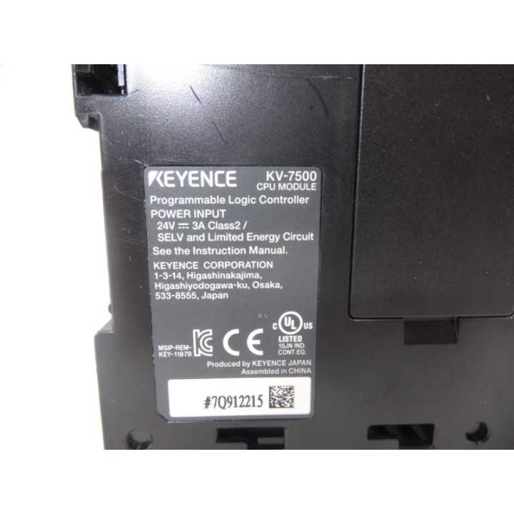 KEYENCE Keyence CPU MODULE KV-750