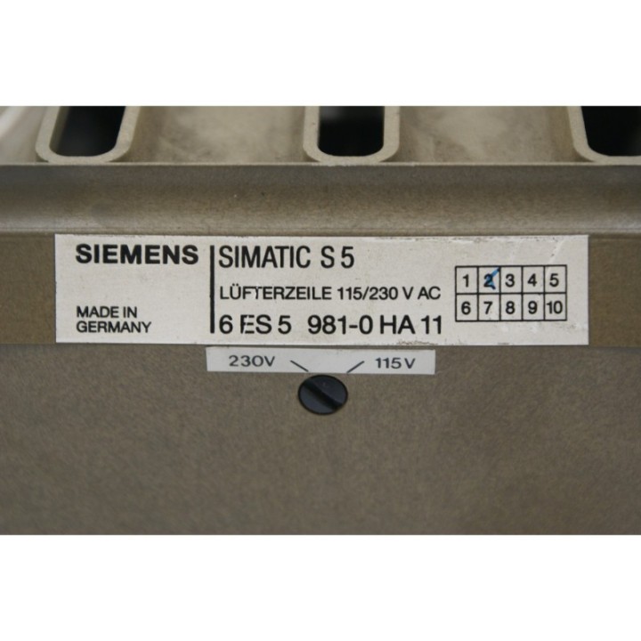 SIEMENS Siemens SIMATIC S5 6ES5 981-0 HA 11