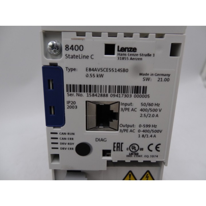 LENZE Lenze 8400 StateLine C E84AVSCE5514SB0