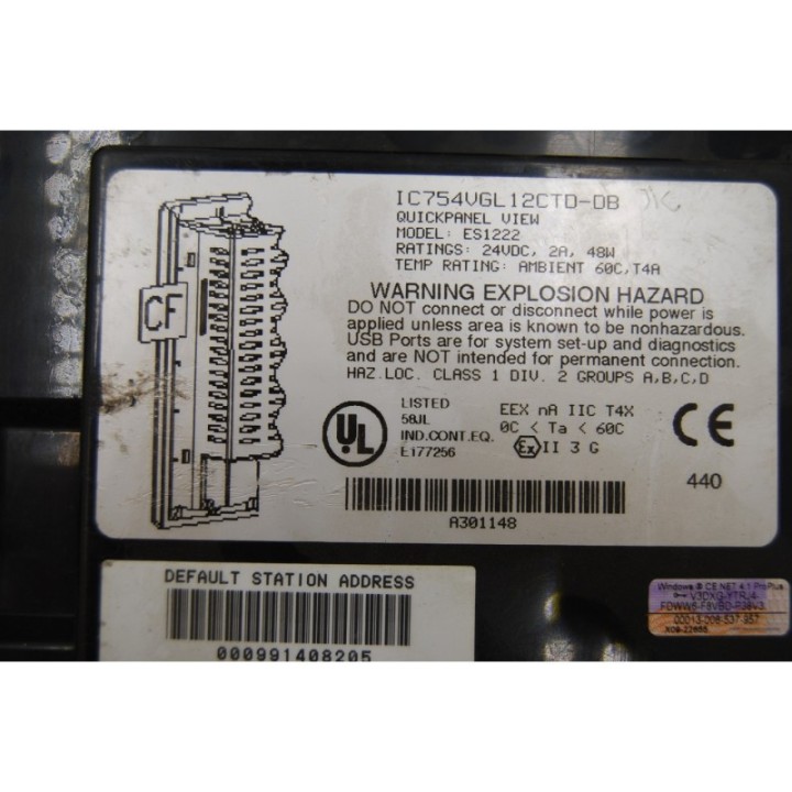 FANUC FANUC PANEL ES1222 IC754VGL12CTD-DB