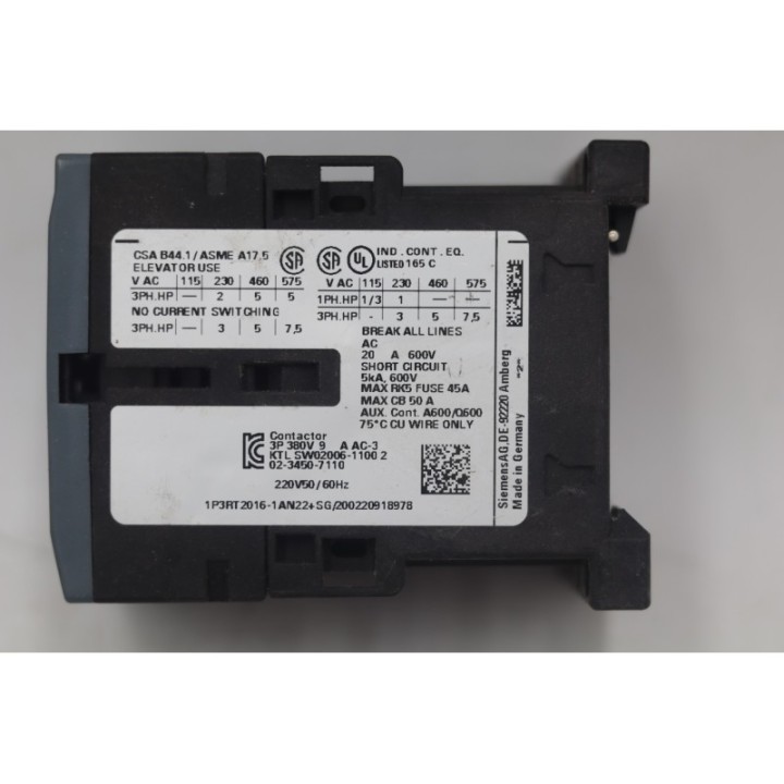 SIEMENS Siemens SIRIUS 3RT2016-1AN22