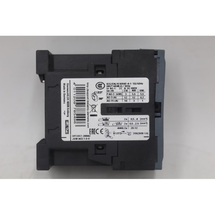 SIEMENS Siemens SIRIUS 3RT2017-2BB42