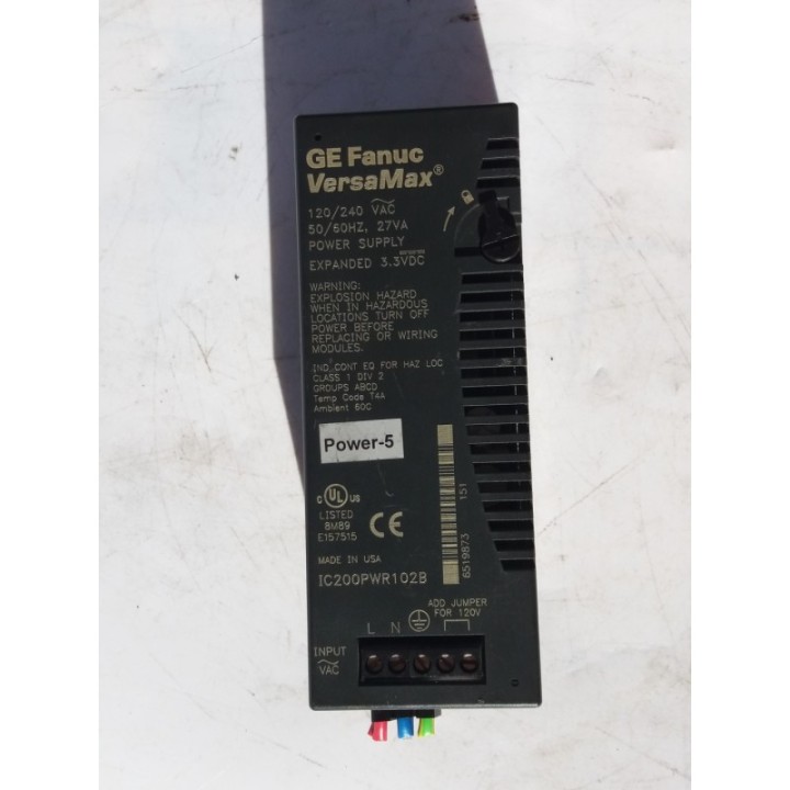 FANUC GE Fanuc Seria VersaMax IC200PWR102B