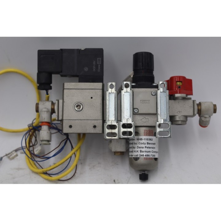SMC Zestaw SMC AW20-N02-CZ + AV2000-N02-5DZ + VHS20-N02-Z + ISE40A-N01-Y-P