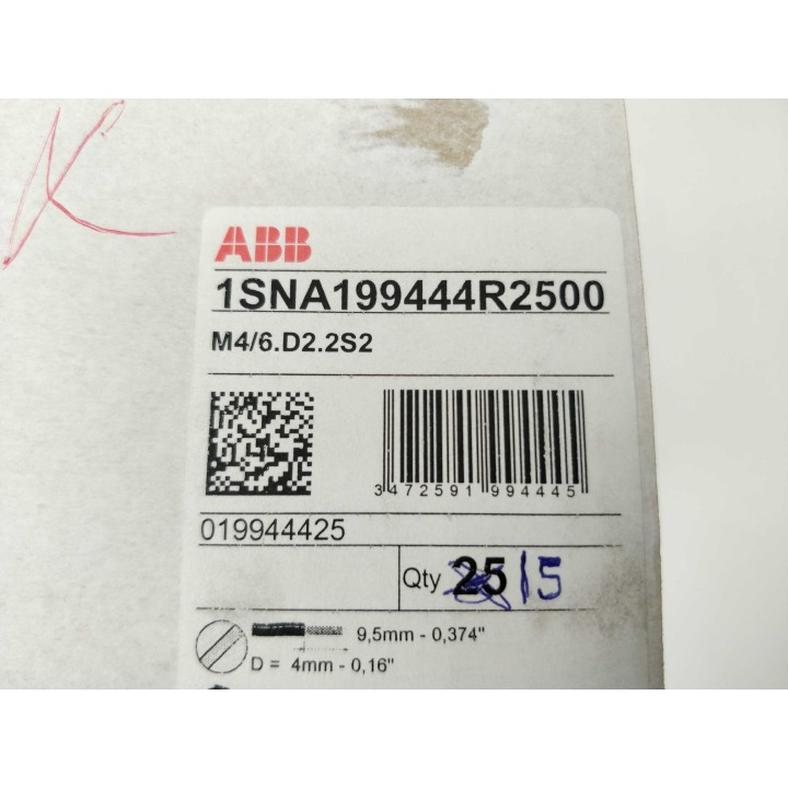 TE Connectivity 1SNA199444R2500. M4/6.D2.2S2