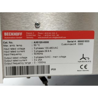 Beckhoff AX5125-0000