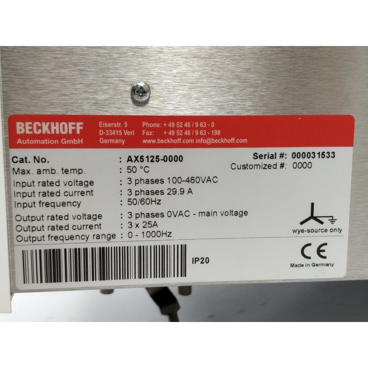 Beckhoff AX5125-0000
