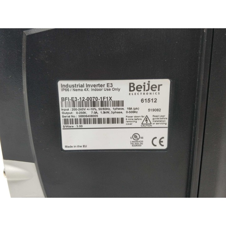 Beijer BFI-E3-12-0070-1F1X . 61512