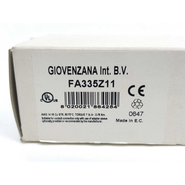 GIOVENZANA Int.B.V FA335Z11