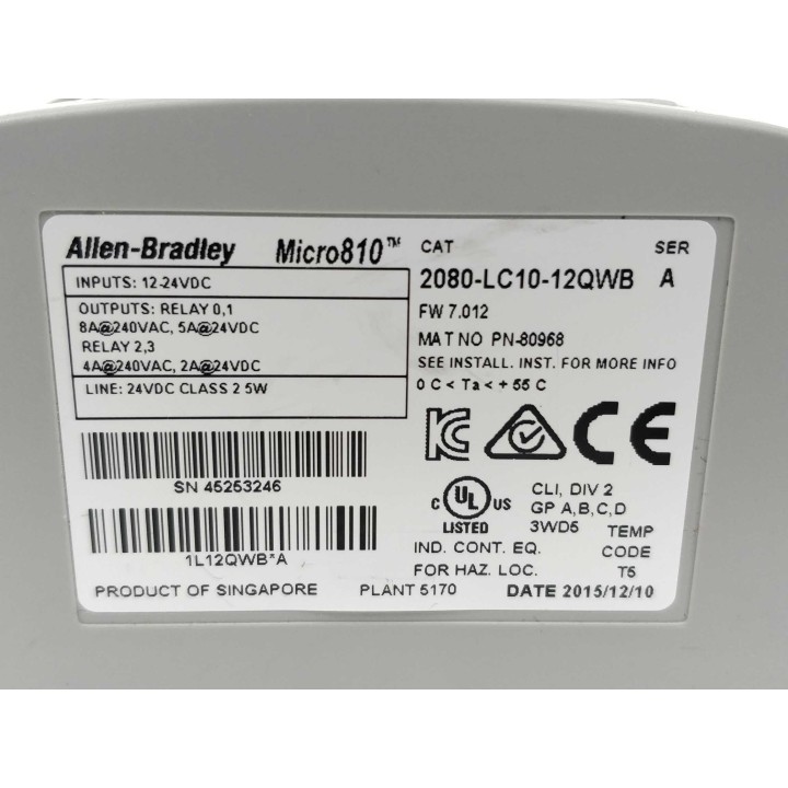 Allen-Bradley 2080-LC10-12QWB