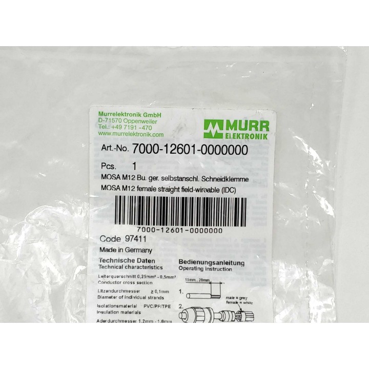 Murrelektronik GmbH 7000-12601-0000000