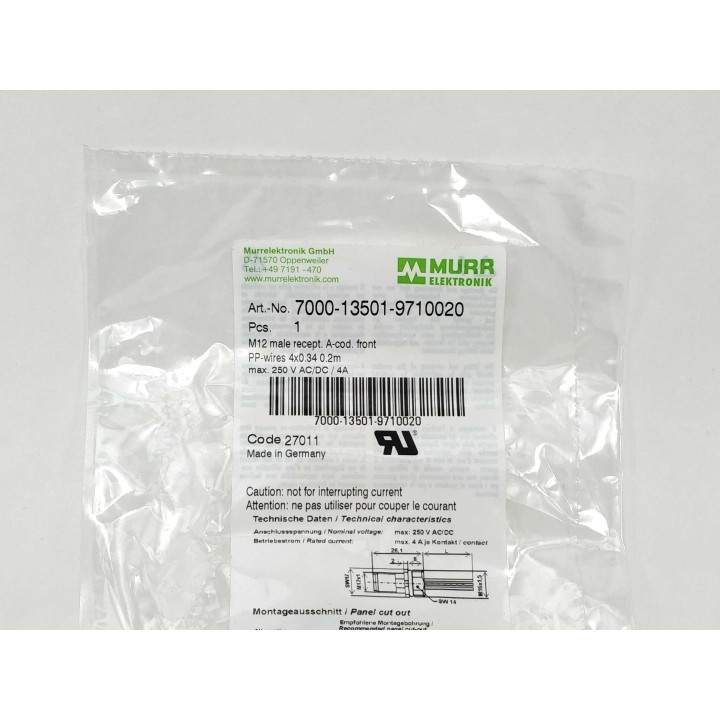 Murrelektronik GmbH 7000-13501-9710020