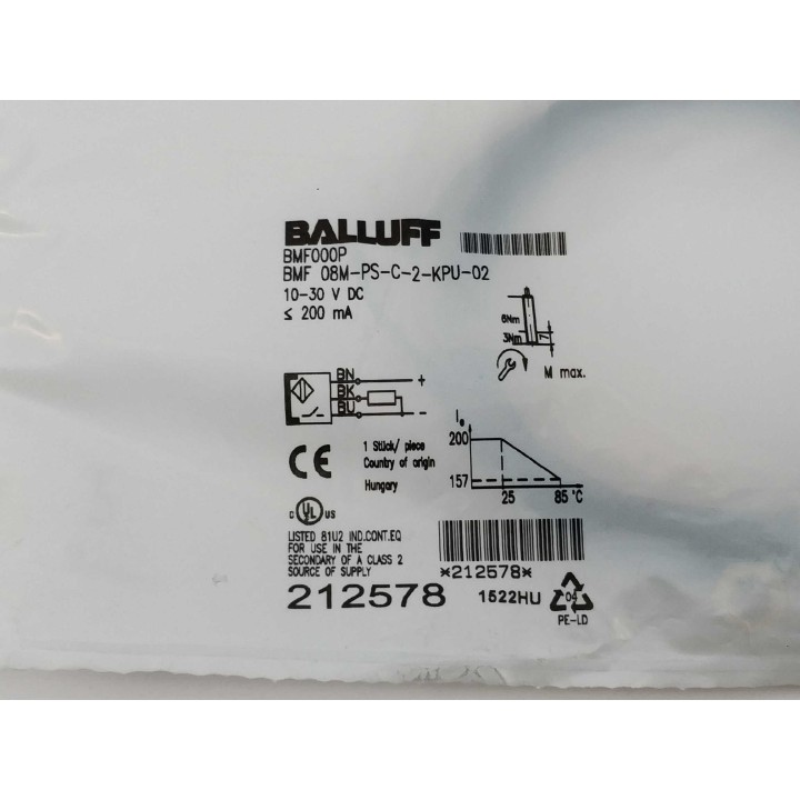 Balluff BMF 08M-PS-C-2-KPU-02