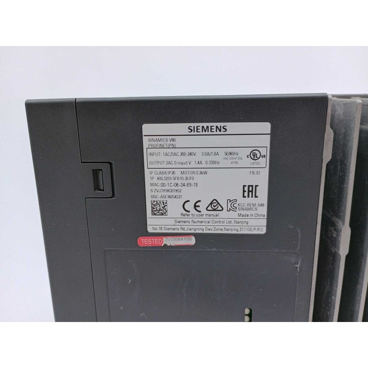 SIEMENS 6SL3210-5FB10-2UF0