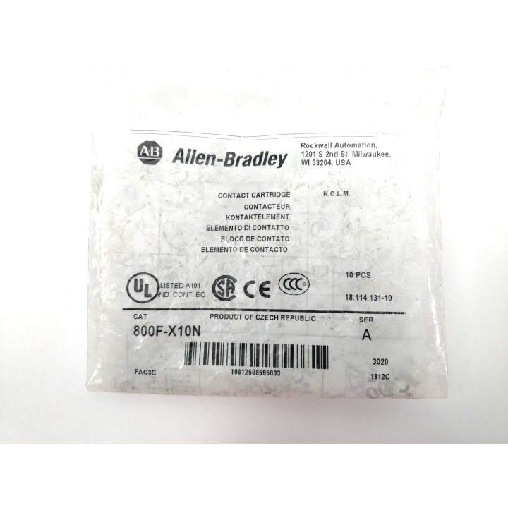 Allen-Bradley 800F-X10N