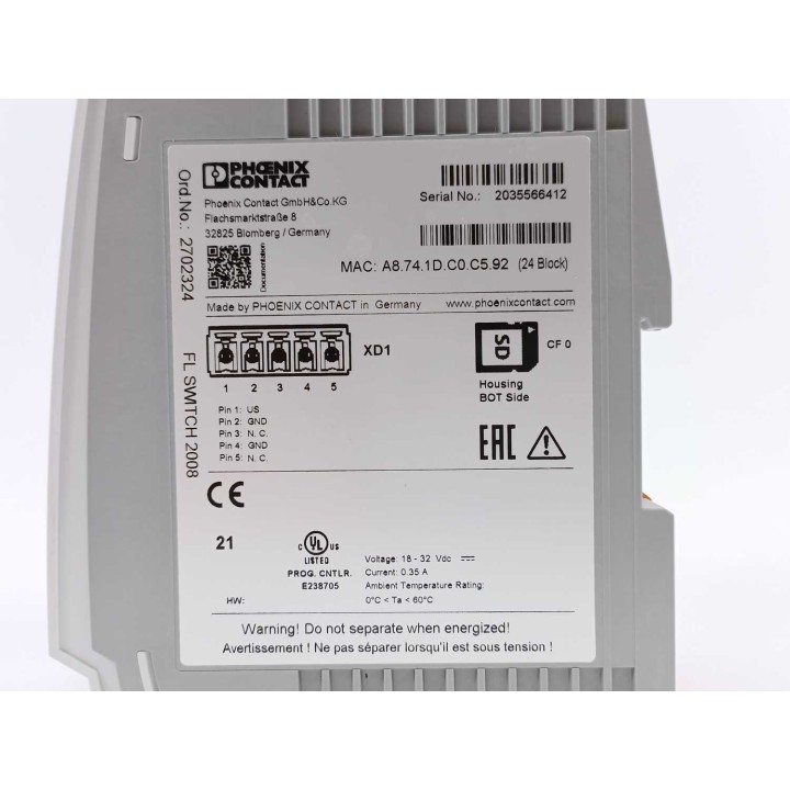 Phoenix Contact GmbH & Co. KG 2702324