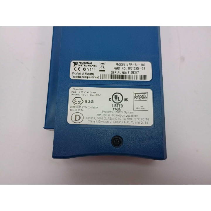 NATIONAL INSTRUMENTS 185152D-02