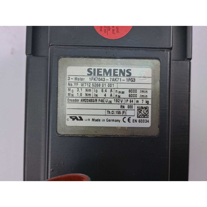 SIEMENS 1FK7043-7AK71-1FG3