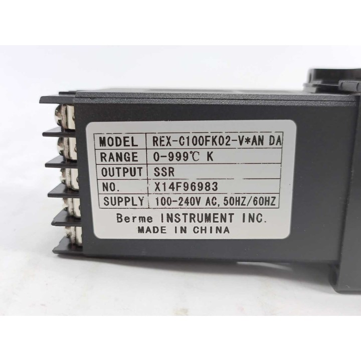Berme Instrument Inc. REX-C100FK02-V*AN DA