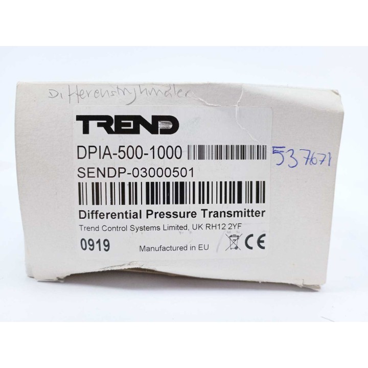 Trend Control Systems Limited DPIA-500-1000