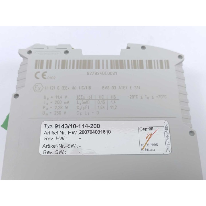 R. STAHL 9143/10-114-200-10