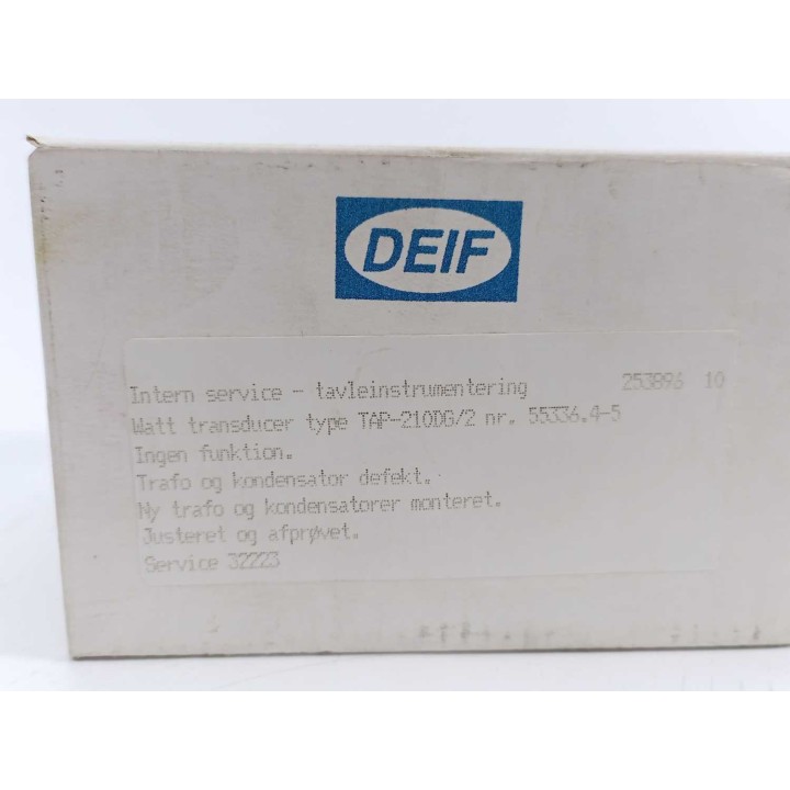 DEIF TAP-210DG/2