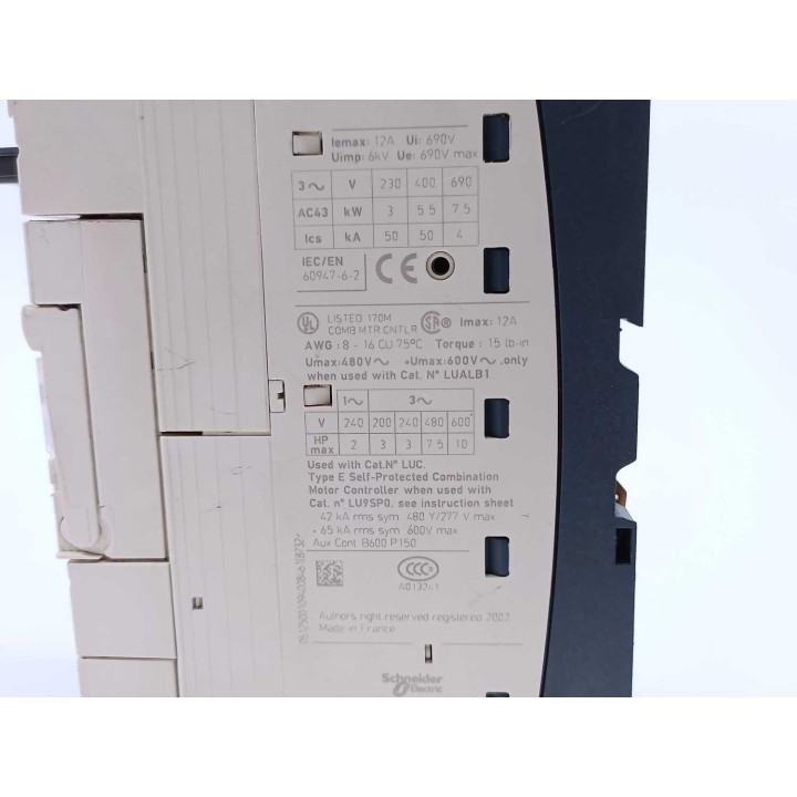 Telemecanique LUCA1XBL Lub12